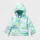 New - Toddler Adaptive Quilted Jacket - Cat & Jack Mint Green 3T
