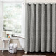 New - 72"x72" Hygge Modern Arrow Linen Shower Curtain Dark Gray - Lush Décor