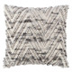 New - 20"x20" Chevron Throw Pillow Natural/Gray - Rizzy Home