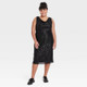 New - Women's Sleeveless Sequin Dress - Ava & Viv Black 3X