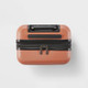 New - Hardside Carry On Suitcase Amber Brown - Open Story