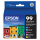 New - Epson 99 Color Combo 5pk Ink Cartridges - Cyan,Light Cyan,Magenta,Light Magenta,Yellow (T099920-CP)