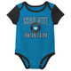 New - MLS Charlotte FC Infant 3pk Bodysuit - 3-6M