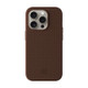 New - Incipio cru. Apple iPhone 15 Pro Protective Case with MagSafe - Brown Faux Leather