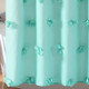 New - 72"x72" Riley Shower Curtain Aqua - Lush Décor
