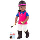 New - Our Generation Rashida with Book & Outfit 18" Posable Horseback Riding Doll
