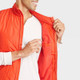 New - Men's Quilted Puffer Vest - All in Motion Red Orange L