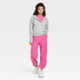 New - Women's Cinch Hem Woven Cargo Pants - JoyLab Pink XS
