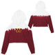NFL Washington Commanders Girls' Crop Hooded Sweatshirt - M