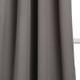 New - Set of 2 (95"x52") Insulated Grommet Top Blackout Curtain Panel Dark Gray - Lush Décor