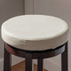 Open Box Maya Swivel Backless Barstool White - Linon