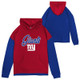 New - NFL New York Giants Girls' Fleece Hooded Sweatshirt - M