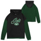 New - NFL New York Jets Girls' Fleece Hooded Sweatshirt - XS