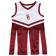 New - NCAA USC Trojans Girls' Short Sleeve Toddler Cheer Dress Set - 2T