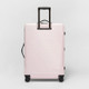 New - Signature Hardside Large Checked Spinner Suitcase Mauve Chalk - Open Story