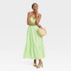 New - Women's Maxi Sundress - A New Day Green M