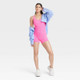 New - Women's Seamless Short Active Bodysuit - JoyLab Pink L