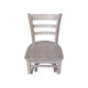 Open Box 24" Emily Counter Height Barstool Washed Gray/Taupe - International Concepts