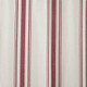 New - Set of 2 (84"x42") Farmhouse Striped Yarn Dyed Eco-Friendly Recycled Cotton Window Curtain Panels Red - Lush Décor