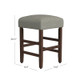 Open Box Square Counter Height Barstool Gray - HomePop