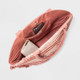 Straw Fringe Tote Handbag - Shade & Shore Rose Pink