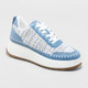 New - Women's Persephone Sneakers - Universal Thread Blue Denim 8.5