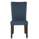 Open Box Parsons Chair with Espresso Leg Midnight Blue - HomePop