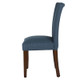 Open Box Parsons Chair with Espresso Leg Midnight Blue - HomePop