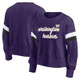 New - NCAA Washington Huskies Women's Crew Neck Fleece Sweatshirt - L