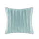 New - 20"x20" Oversize York Faux Fur Square Throw Pillow Blue