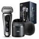 Open Box Braun Series 8-8457cc Men's Electric Foil Shaver with Precision Beard Trimmer & Clean & Charge SmartCare Center