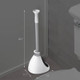 Open Box simplehuman Toilet Plunger with Caddy White