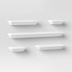 New - 5pc Wedge Shelves White - Threshold