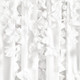 New - 63"x54" Riley Sheer Window Curtain White - Lush Décor
