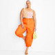 New - Women's Utility Nylon Cargo Pants - Future Collective with Alani Noelle Orange 1X