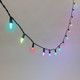 Open Box Philips 150ct LED Color Change String Light Multicolor Green Wire