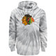 New - NHL Chicago Blackhawks Boys' Tie-Dye Logo Hooded Sweatshirt - XL