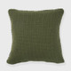 New - 20"x20" Oversize Chunky Sweater Knit Square Throw Pillow Green - Evergrace