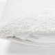 New - 20"x20" Oversize Cozy Soft Reversible Faux Shearling Family-Friendly Square Pillow Cover White - Lush Décor