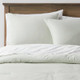 King Washed Cotton Sateen Comforter & Sham Set Sage - Threshold