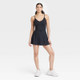 New - Women's Corset Detail Active Dress - JoyLab Black XS