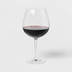 New - 4pk Geneva Crystal 27.1oz Wine Glasses Red - Threshold Signature