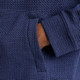 New - Men's Textured Fleece Hoodie - All in Motion Navy Blue XL