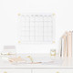New - 20"x16" Glass Dry Erase Calendar - Sugar Paper Essentials