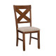 New - Set of 2 Jackson Side Chair Dark Hazelnut - Powell Company