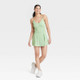 New - Women's Corset Detail Active Dress - JoyLab Green XXL