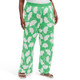 New - Women's High Waisted Ginkgo Green Sweaterknit Flare Pants - DVF 3X