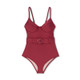 Women's Underwire Belted One Piece Swimsuit - Shade & Shore Red S