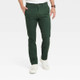 Men's Every Wear Slim Fit Chino Pants - Goodfellow & Co Forest Green 28x30