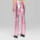 Women's High-Rise Metallic Flare Pants - Wild Fable Pink 00